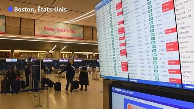 USA: la première tempête hivernale du Massachusetts entraine retards et annulation de vols