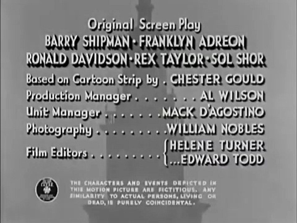 DICK TRACY RETURNS. Episode 01 [ The Sky Wreckers ​]