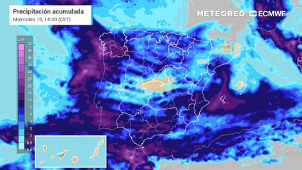 Nevadas en el norte de España esta semana