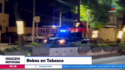 Robos en Tabasco tienen propósito de propaganda: López Obrador