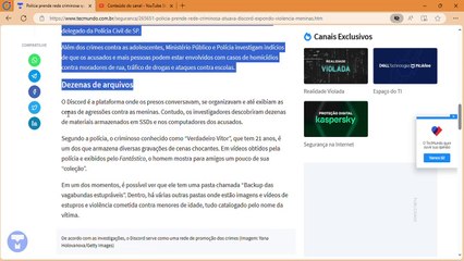 Polícia prende rede criminosa que atuava no Discord expondo violência contra meninas