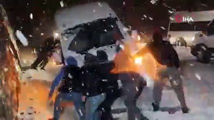 Van’da yüksek kesimlerde kar ve tipi etkili oluyor