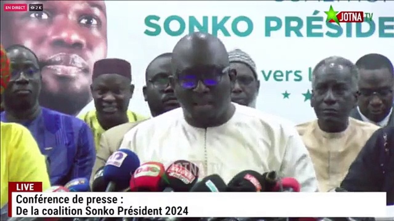 Conférence de presse de la Coalition Sonko Président 2024