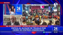 Roque Benavides tras cierre de centros comerciales en Trujillo: 