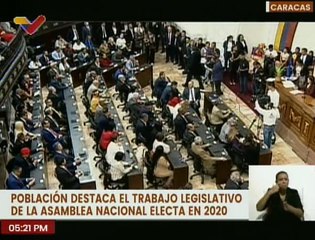 Pueblo venezolano ratifica su apoyo al trabajo Legislativo realizado por la AN electa en el 2020