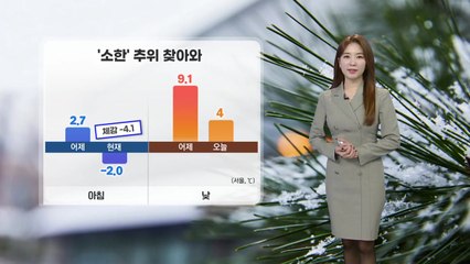 [날씨] 소한 추위 찾아와...미세먼지 점차 해소, 밤부터 눈 / YTN