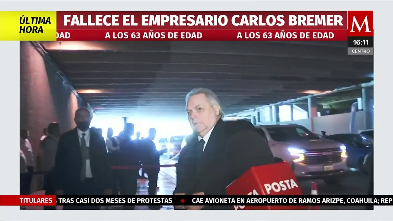 Fallece el empresario Carlos Bremer a los 63 años de edad