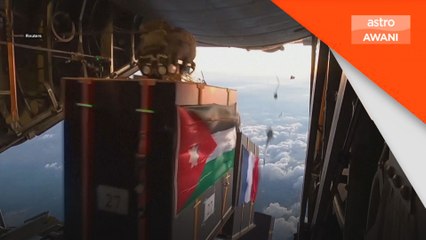 Perancis dan Jordan hantar bantuan udara ke Gaza