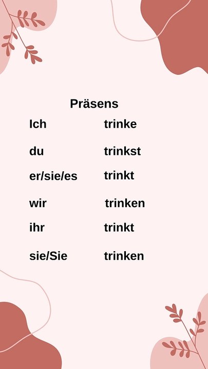 Deutsch Lernen Verb 5
