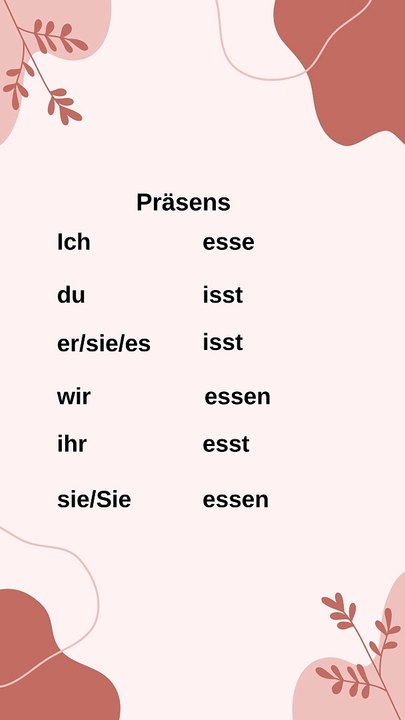 Deutsch Lernen Verb 4