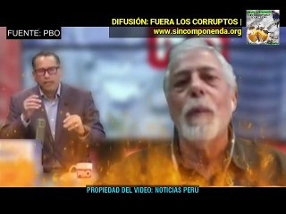 GORRITI SINTIÓ EL GOLPE Y DIJO TARTAMUDEANDO REFIRIÉNDOSE A "PORKY" COMO JEFE DE LA ULTRADERECHA