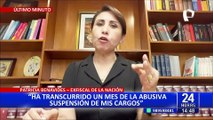 Patricia Benavides arremeter contra la JNJ y la Fiscalía: “Basta de persecución y cacería política”