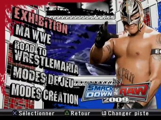 WWE SmackDown vs. Raw 2009 online multiplayer - ps2