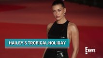 Hailey Bieber Shares SEXY Bikini Pics From Tropical Holiday Vacation - E! News
