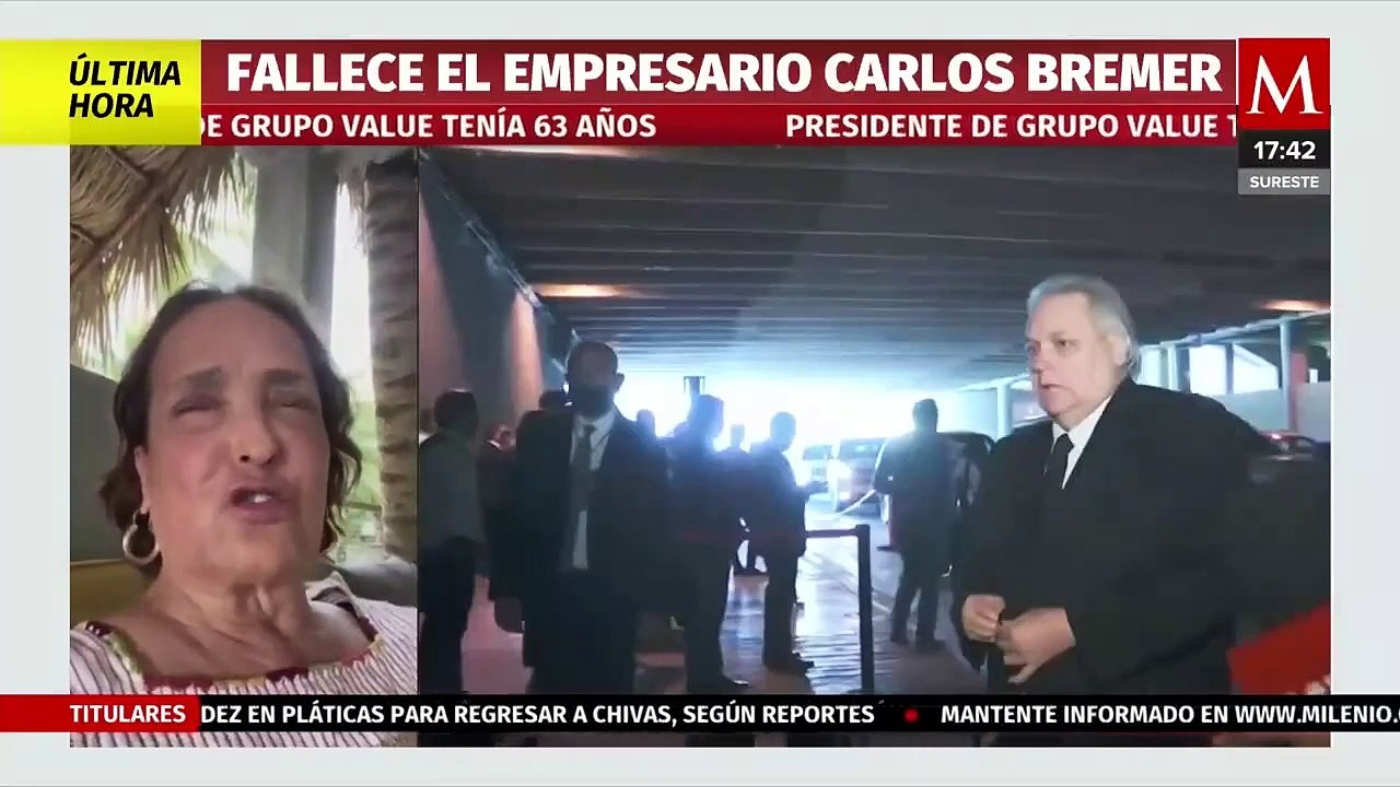 Patricia Armendáriz lamenta la muerte del empresario Carlos Bremer