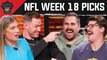 Big Cat Gives Away All of His Money to Producers - The Pro Football Football Show Week 18