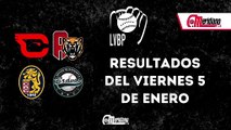 LVBP: Resultados del viernes, 5 de enero.