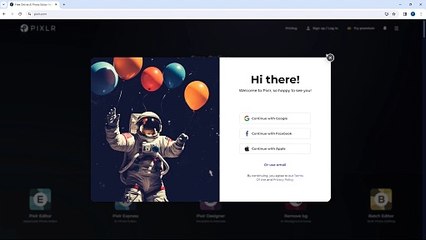 Pixlr X Section 1 Pixlr Account Sign Up