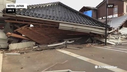 Death toll climbs as search and rescues continue in Japan