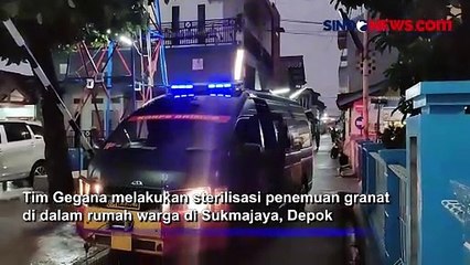 Warga Depok Gempar, Tim Gegana Temukan Granat Nanas dan Ratusan Peluru Aktif di Galian Septic Tank