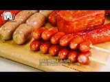 ASMR MUKBANG| Sausage party(Kilbasa, Vienna, Johnsonville, Chorizo, Cheese), Green onion Kimch, Rice