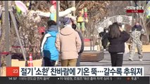 [날씨] 절기 '소한' 갈수록 찬바람…밤사이 곳곳 눈