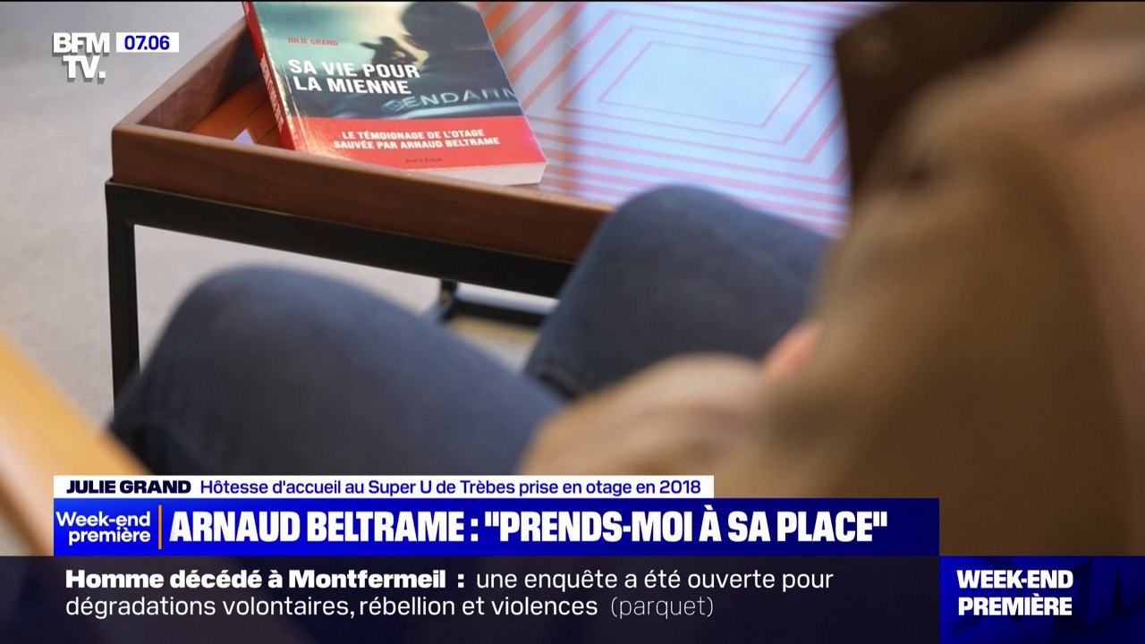 "Prends-moi à sa place": l'hôtesse de caisse, sauvée par Arnaud Beltrame lors de l'attentat de Trèbes, témoigne