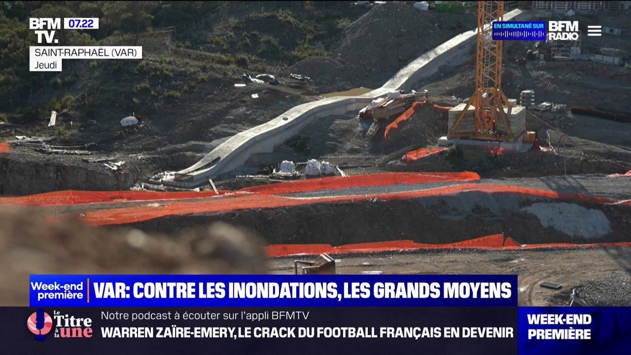 Le Var met les moyens pour lutter contre les inondations, avec la construction d'un barrage qui retiendra l'équivalent de 74 piscines olympiques