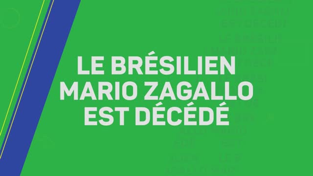 Breaking News - Le Brésilien Mario Zagallo est décédé