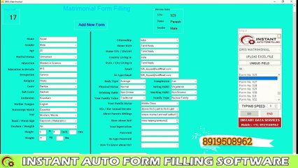 Efficient Matrimonial Form Filling Discover the Best Auto Typing App