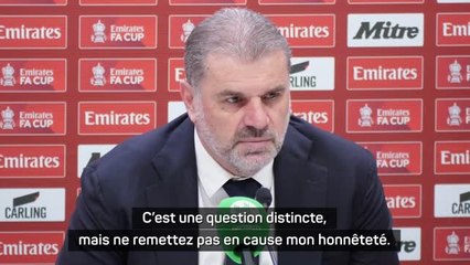Tottenham - Postecoglou agacé par un journaliste : "Ne remettez pas en cause mon honnêteté !"