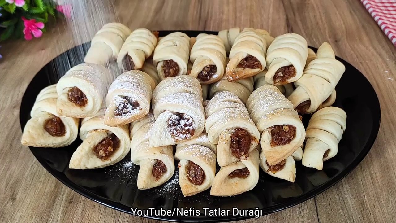 ÖYLE BİR KURABİYE Yaptımki YİYEN HERKES ISRARLA TARİFİNİ İSTİYOR Kıyır Kıyır ELMALI KURABİYE TARİFİ