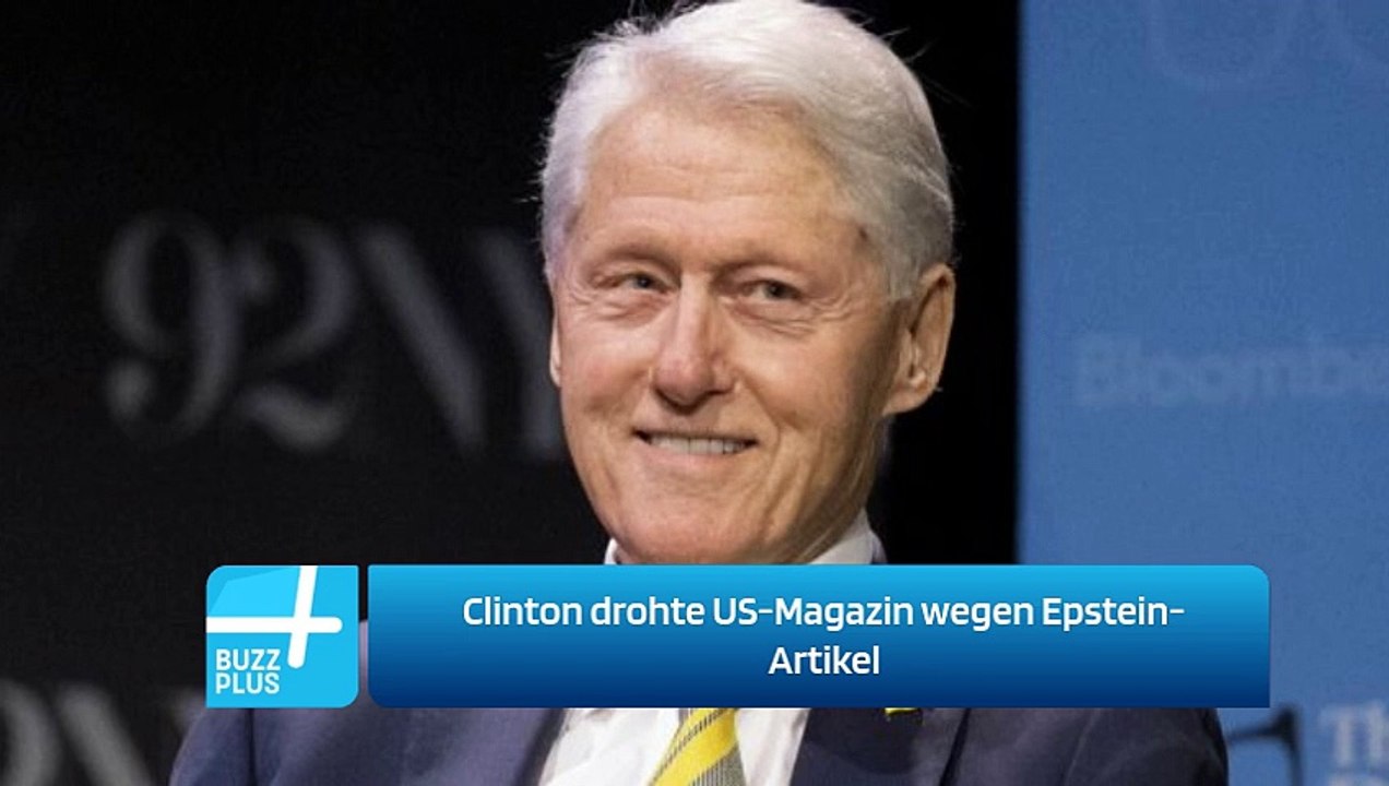 Clinton drohte US-Magazin wegen Epstein-Artikel
