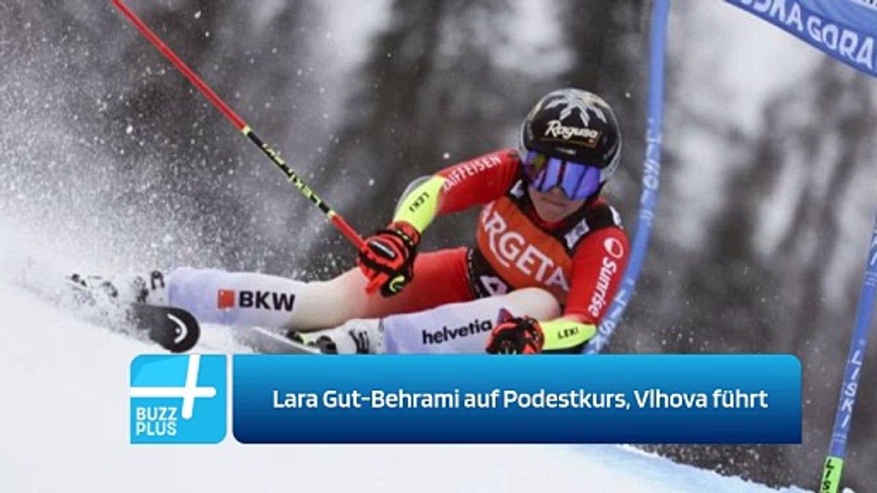 Lara Gut-Behrami auf Podestkurs, Vlhova führt