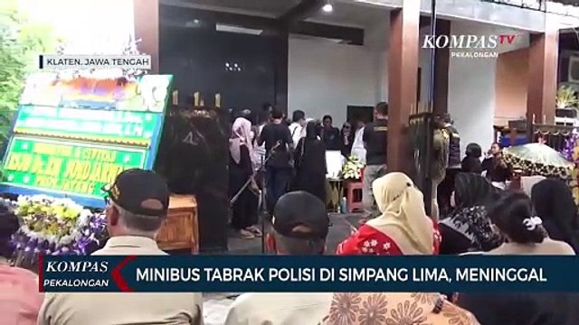 Polisi Tewas Tertabrak Minibus saat Mengatur Lalu Lintas di Klaten