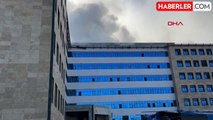 Sivas Üniversite Hastanesi İnşaatında Yangın Çıktı