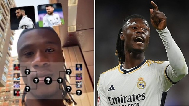 Camavinga elige quién es la mayor leyenda en un juego y hay disparidad de opiniones