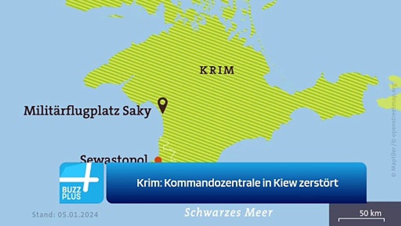 Krim: Kommandozentrale in Kiew zerstört