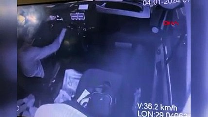 Saray'a girmek isterken yakalanmıştı: Kaçırılan servisin içinden yeni görüntüler...