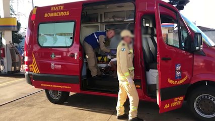 Morador de rua se queima após acender fogo com gasolina