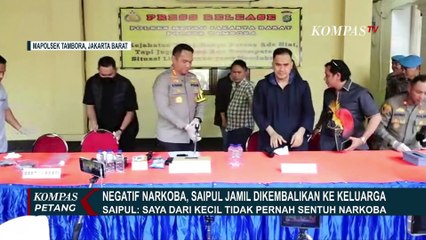 Polisi Kembalikan Saipul Jamil ke Keluarga Usai Ditangkap Terkait Narkoba