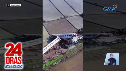 4 patay sa salpukan ng 2 tren sa West Java, Indonesia | 24 Oras Weekend