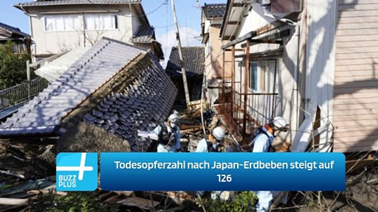 Todesopferzahl nach Japan-Erdbeben steigt auf 126
