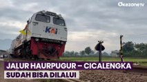 PT KAI Sebut Jalur Haurpugur ? Cicalengka Sudah Bisa Dilalui Kereta Api