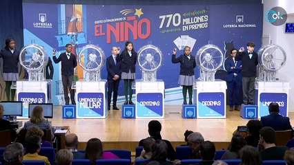 Todos los premios de la Lotería del Niño 2024