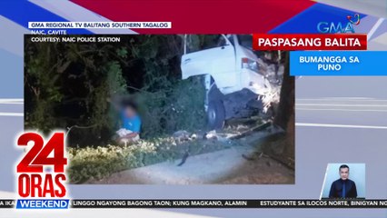 Paspasang Balita: Bumangga sa puno | Sumalpok sa tanggapan | Aksidente sa motorsiklo | Hit and run | 24 Oras Weekend