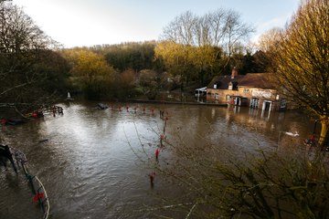 Flooding in and around Jackfield and Ironbridge