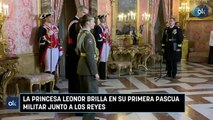 La princesa Leonor brilla en su primera Pascua Militar junto a los Reyes