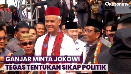 Ganjar Pranowo Minta Presiden Jokowi Tegas Tentukan Sikap Politiknya