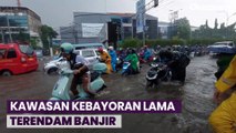 Hujan Deras akibatkan Kawasan Kebayoran Lama Terendam Banjir